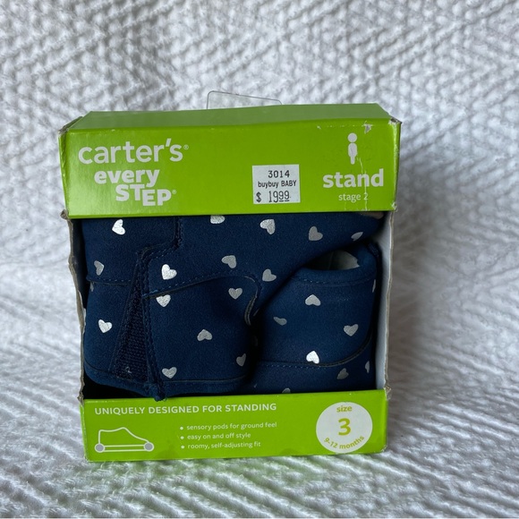 NWT Carter’s Every Step Stand Booties 9-12M - Picture 2 of 7